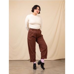 Big Bud Press Trousers -L- Fudgesicle Brown